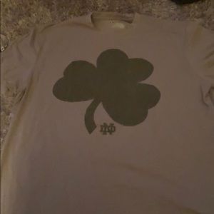 Notre dame under armor tee shirt